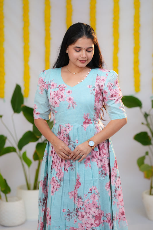 Shalini premium cotton maternity kurti