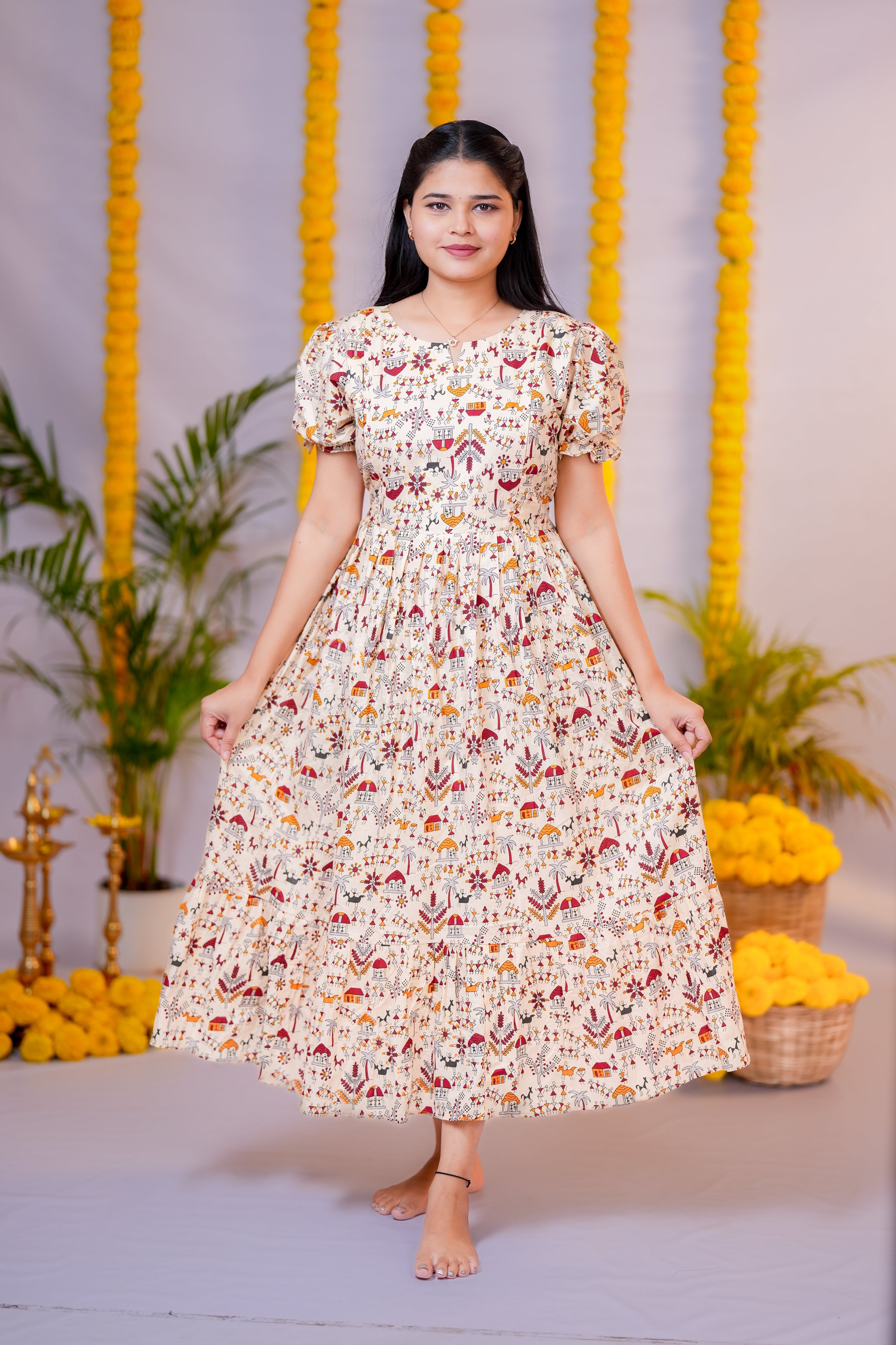 Kural 1 premium cotton maternity kurti