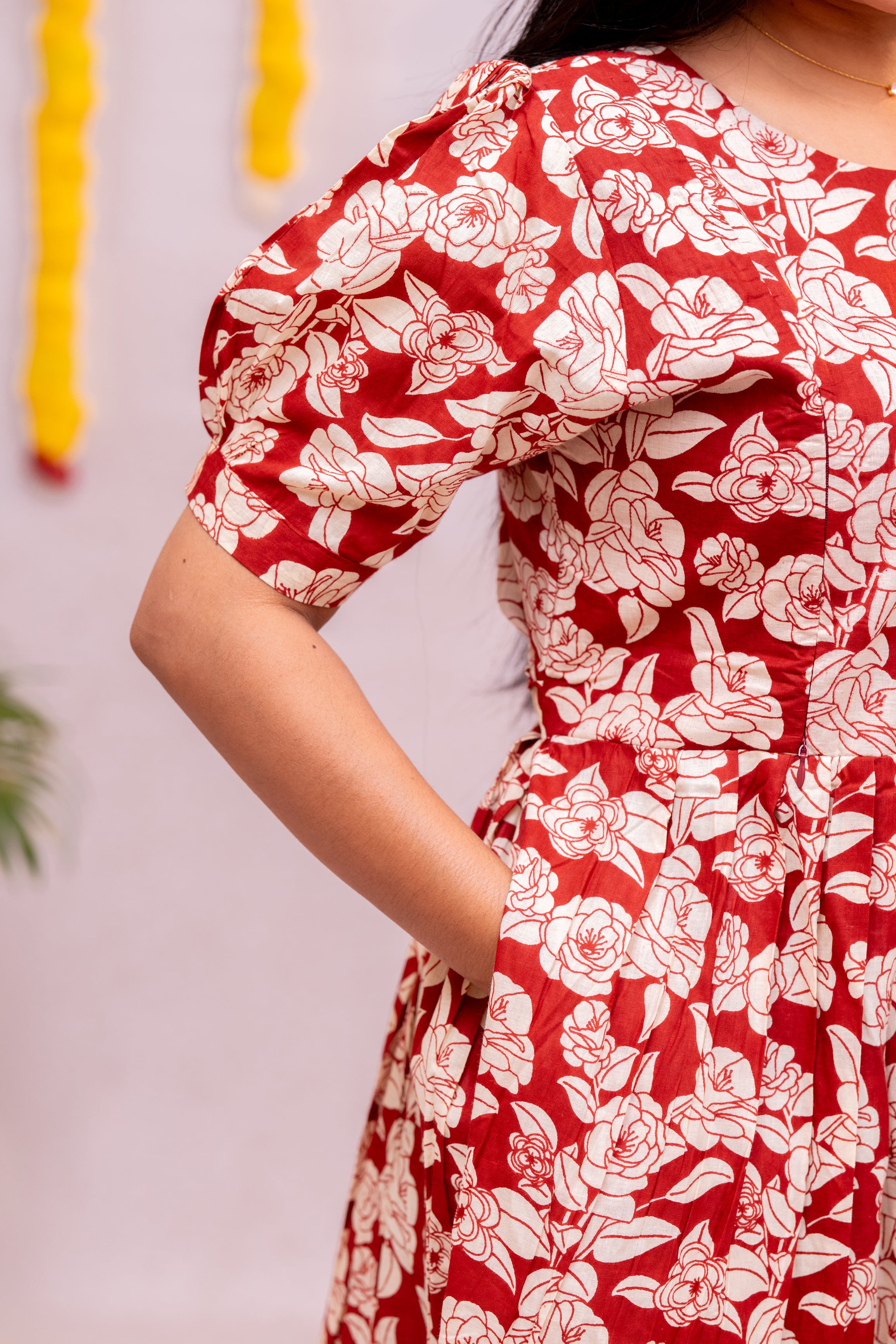 Nikitha premium cotton maternity kurti