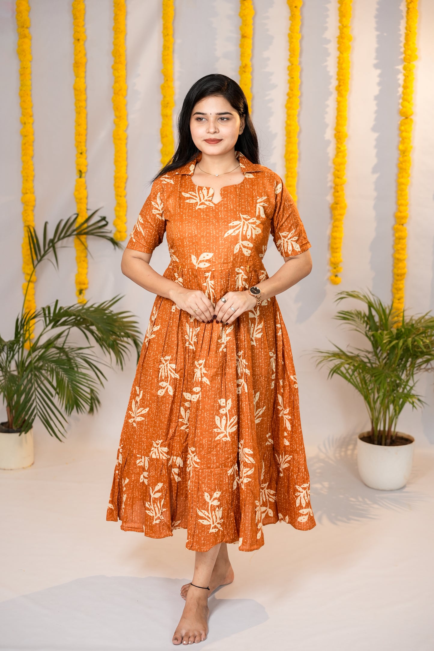 Devi premium cotton maternity kurti