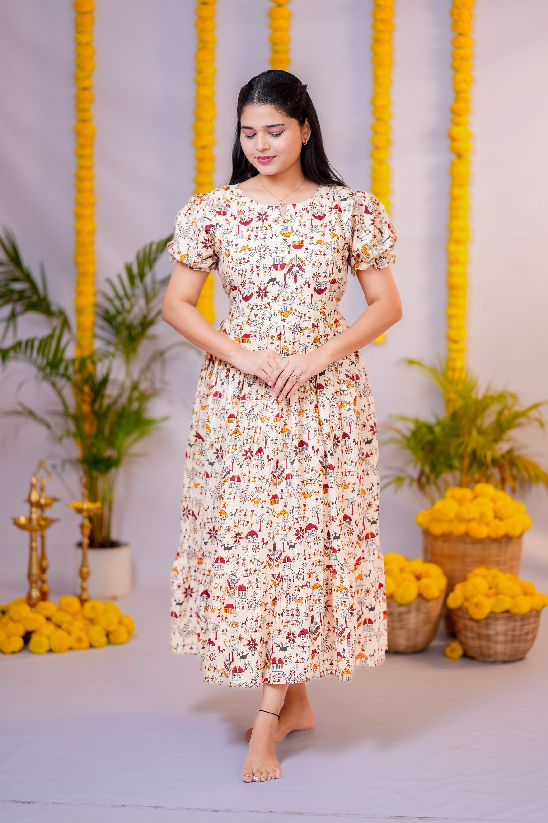 Kural 1 premium cotton maternity kurti