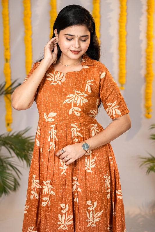 Devi premium cotton maternity kurti