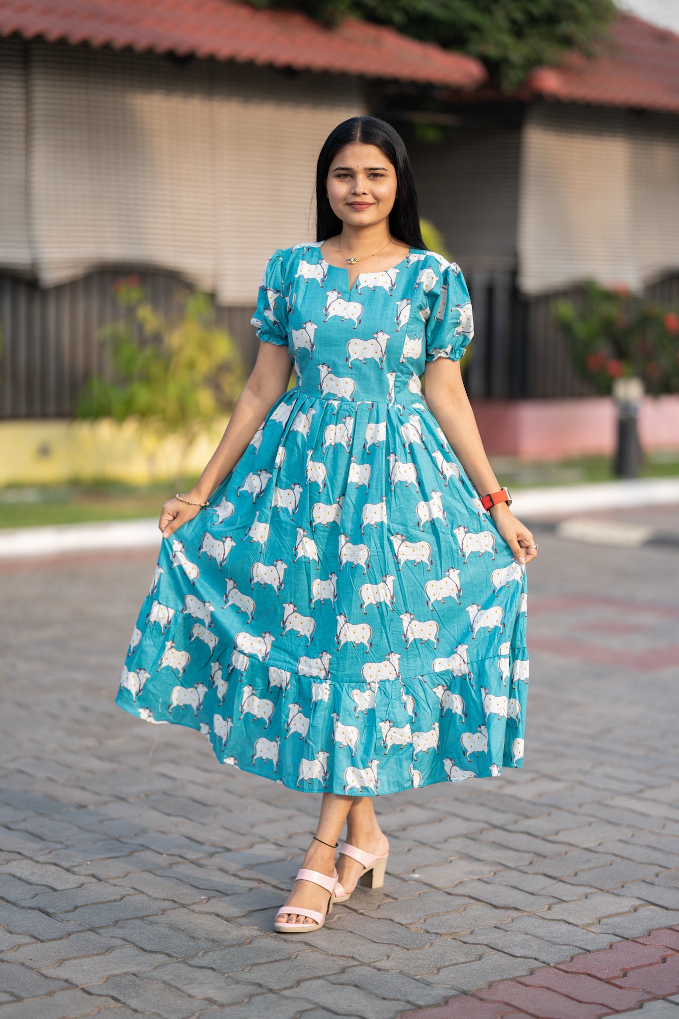 Narpavi premium cotton maternity kurti