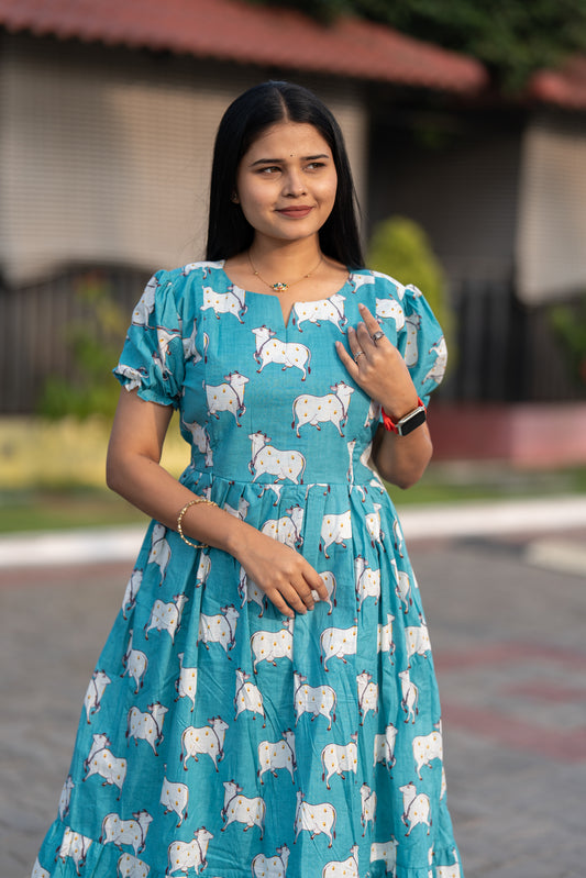 Narpavi premium cotton maternity kurti