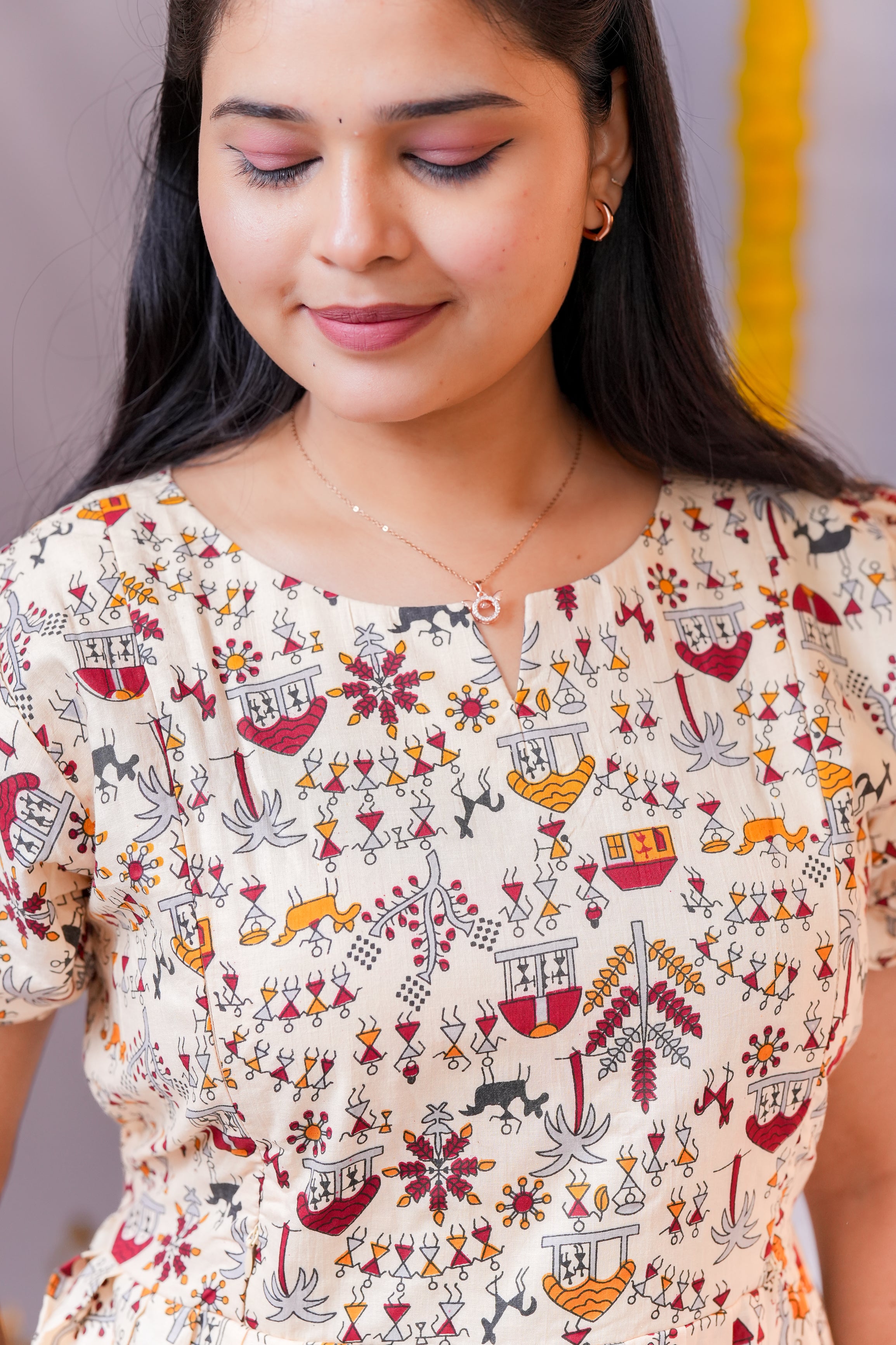 Kural 1 premium cotton maternity kurti