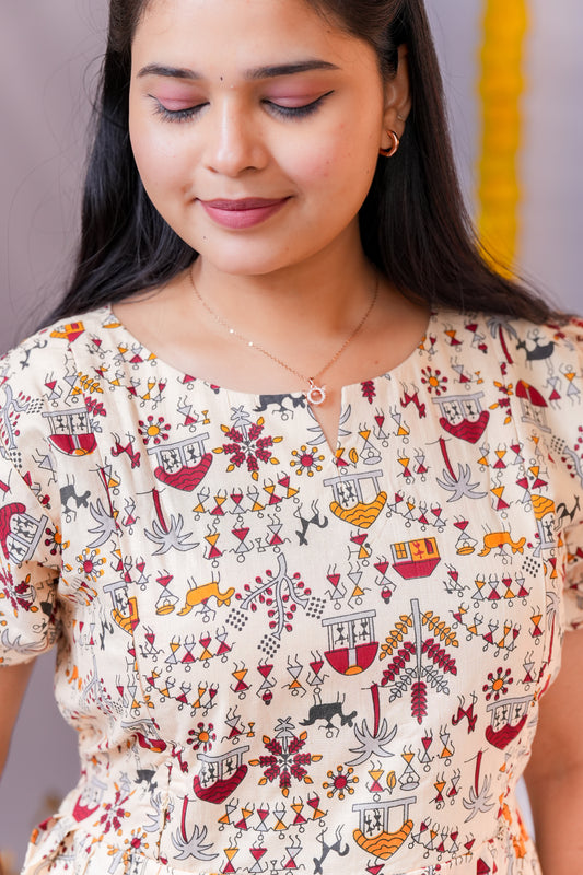 Kural 1 premium cotton maternity kurti