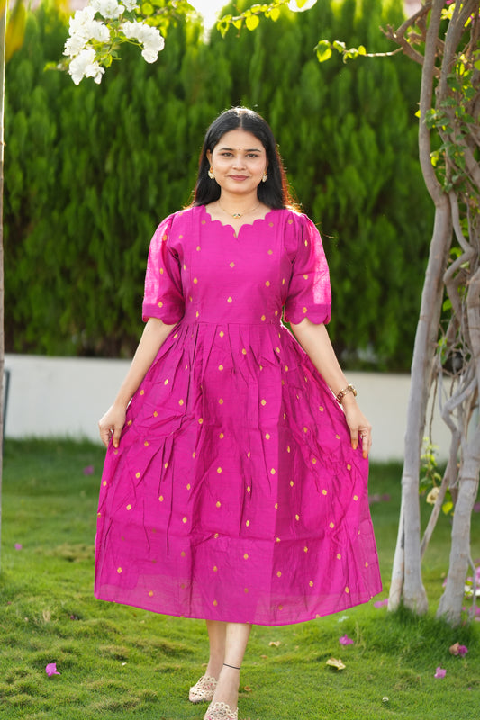 Thooriga 2 premium Raw silk maternity kurti
