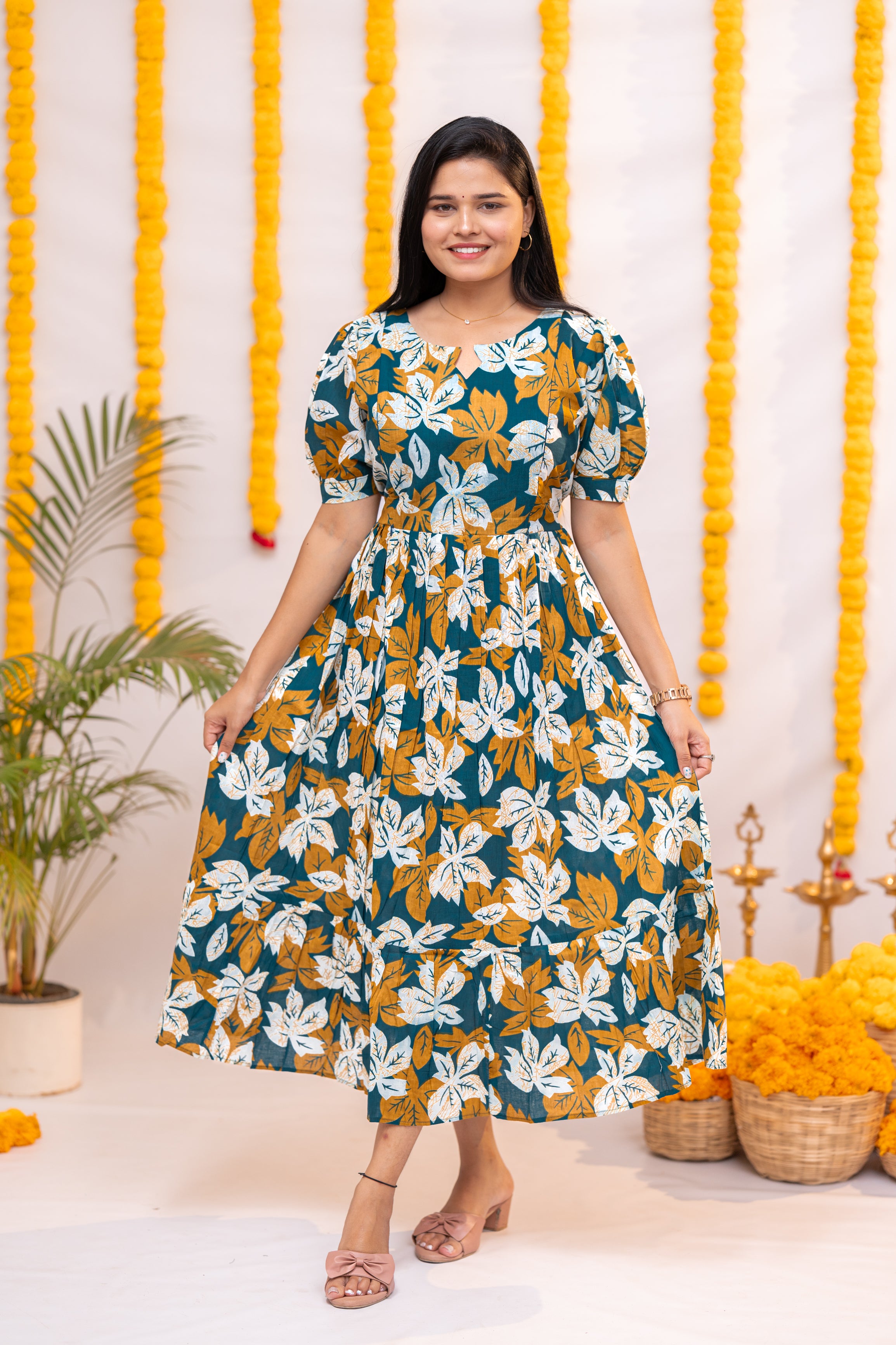 Nikitha 1 premium cotton maternity kurti