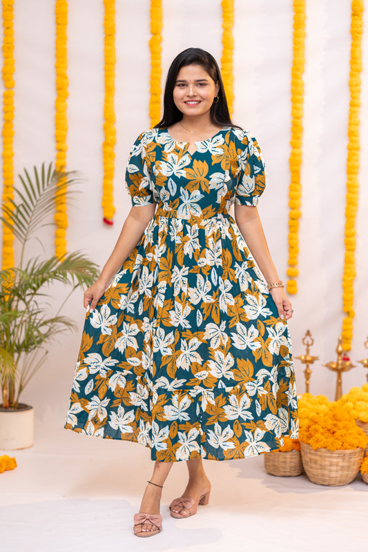 Nikitha 1 premium cotton maternity kurti