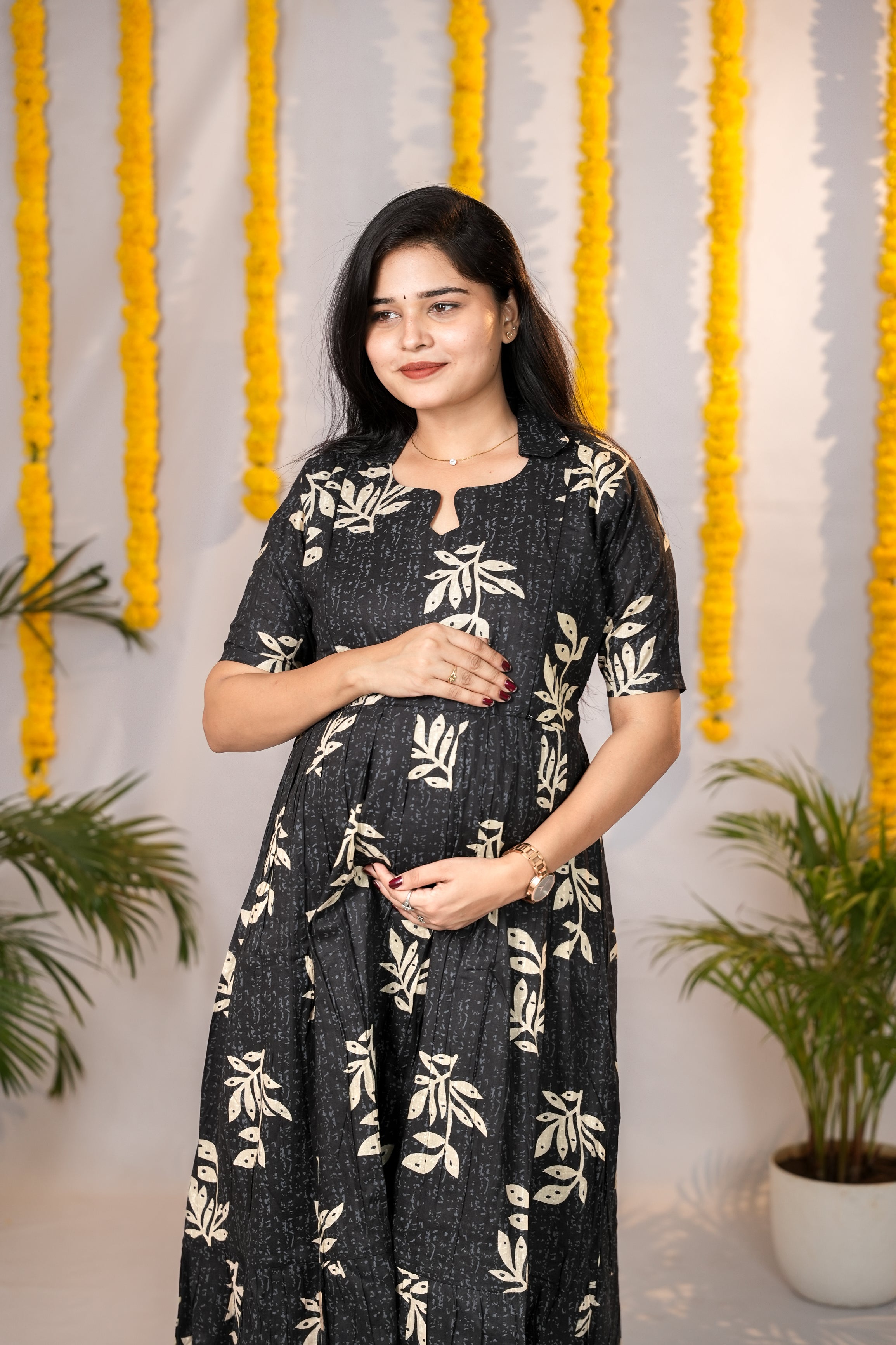 Devi premium cotton maternity kurti