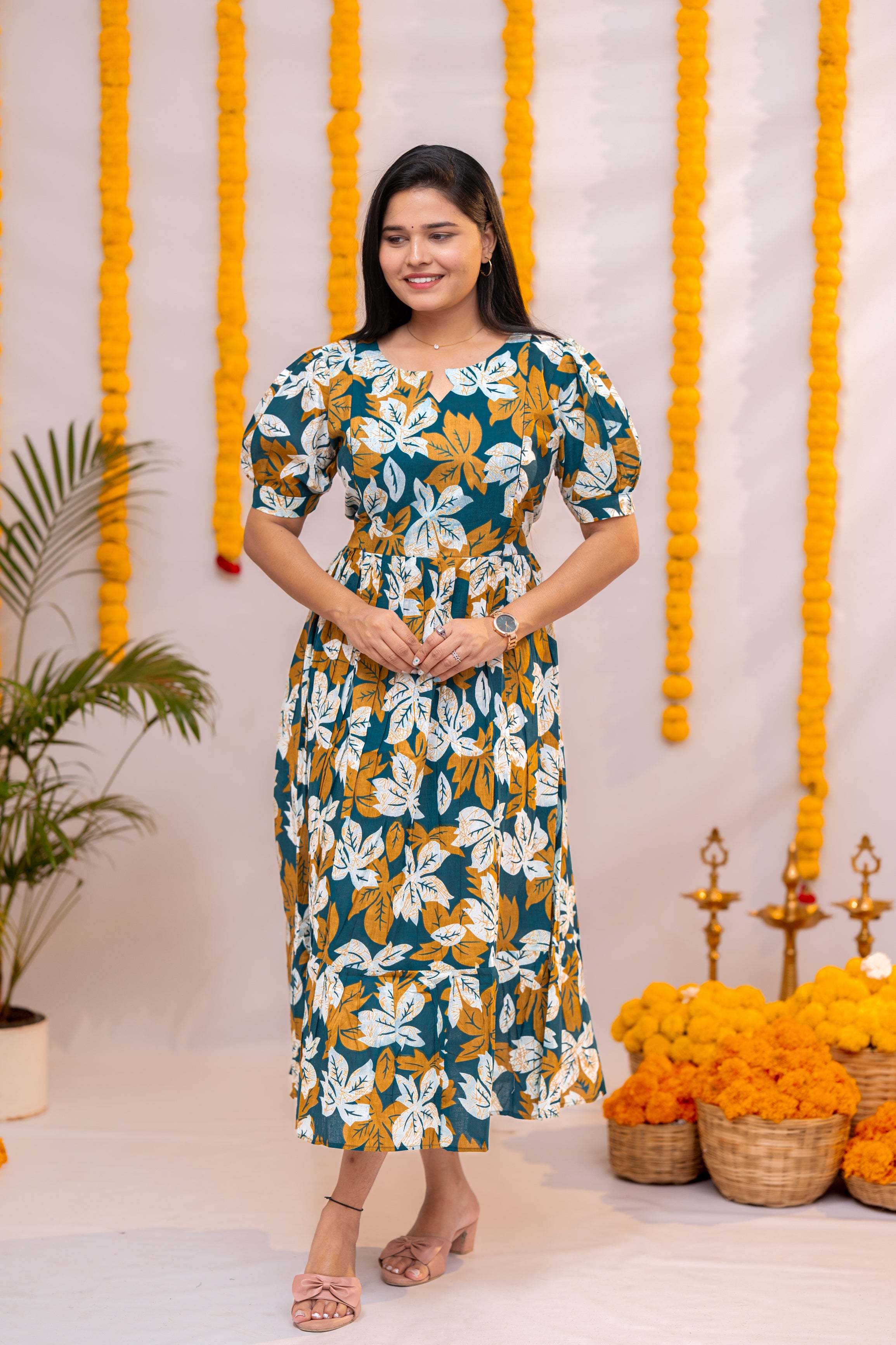 Nikitha 1 premium cotton maternity kurti