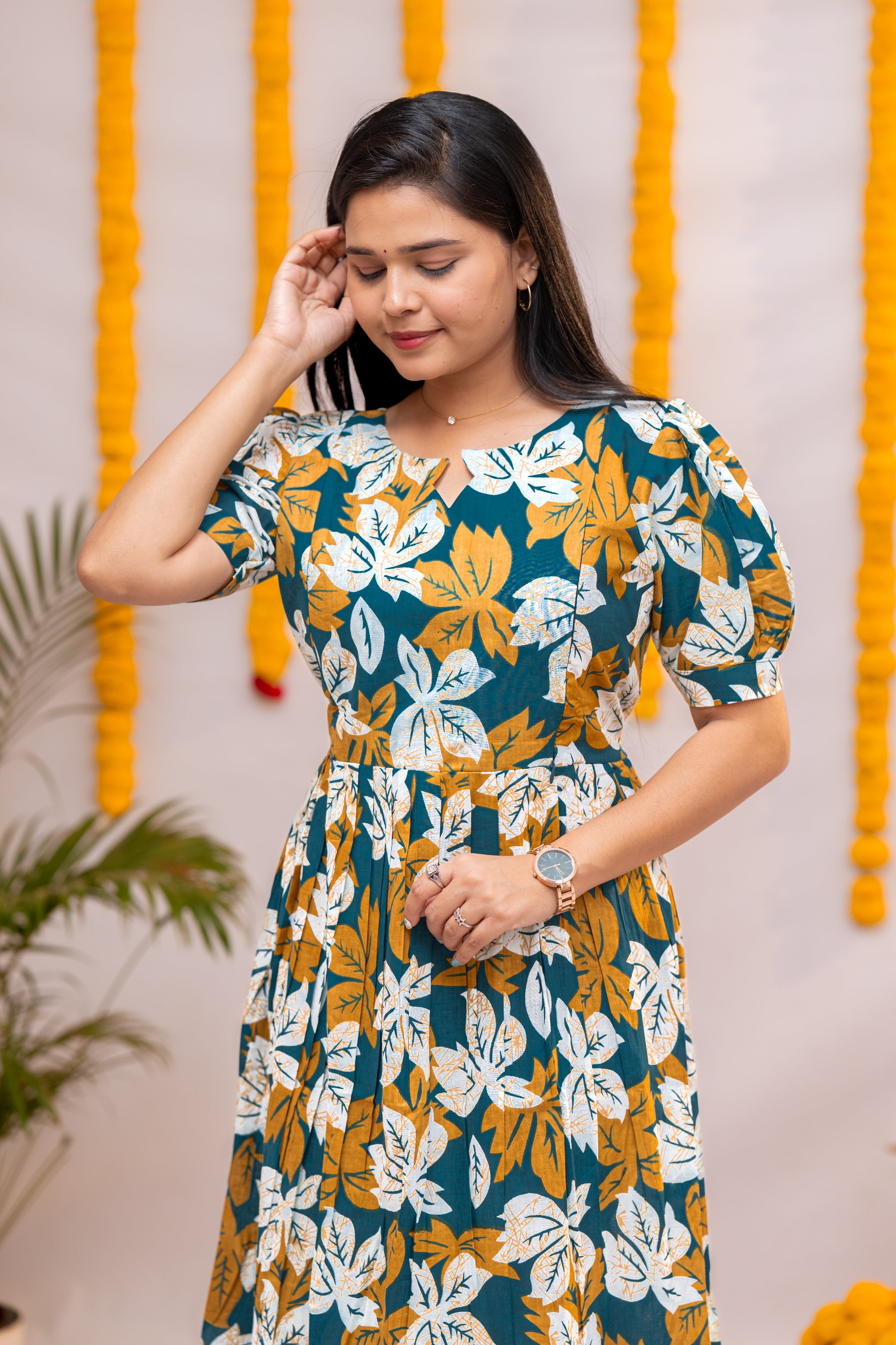 Nikitha 1 premium cotton maternity kurti