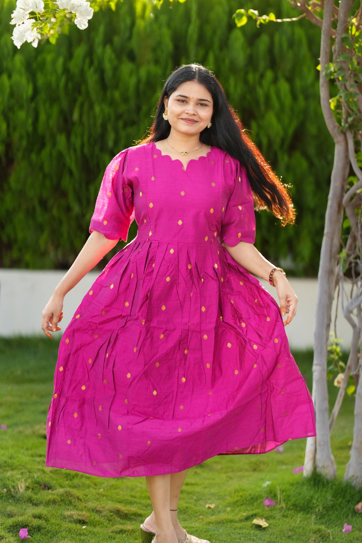 Thooriga 2 premium Raw silk maternity kurti