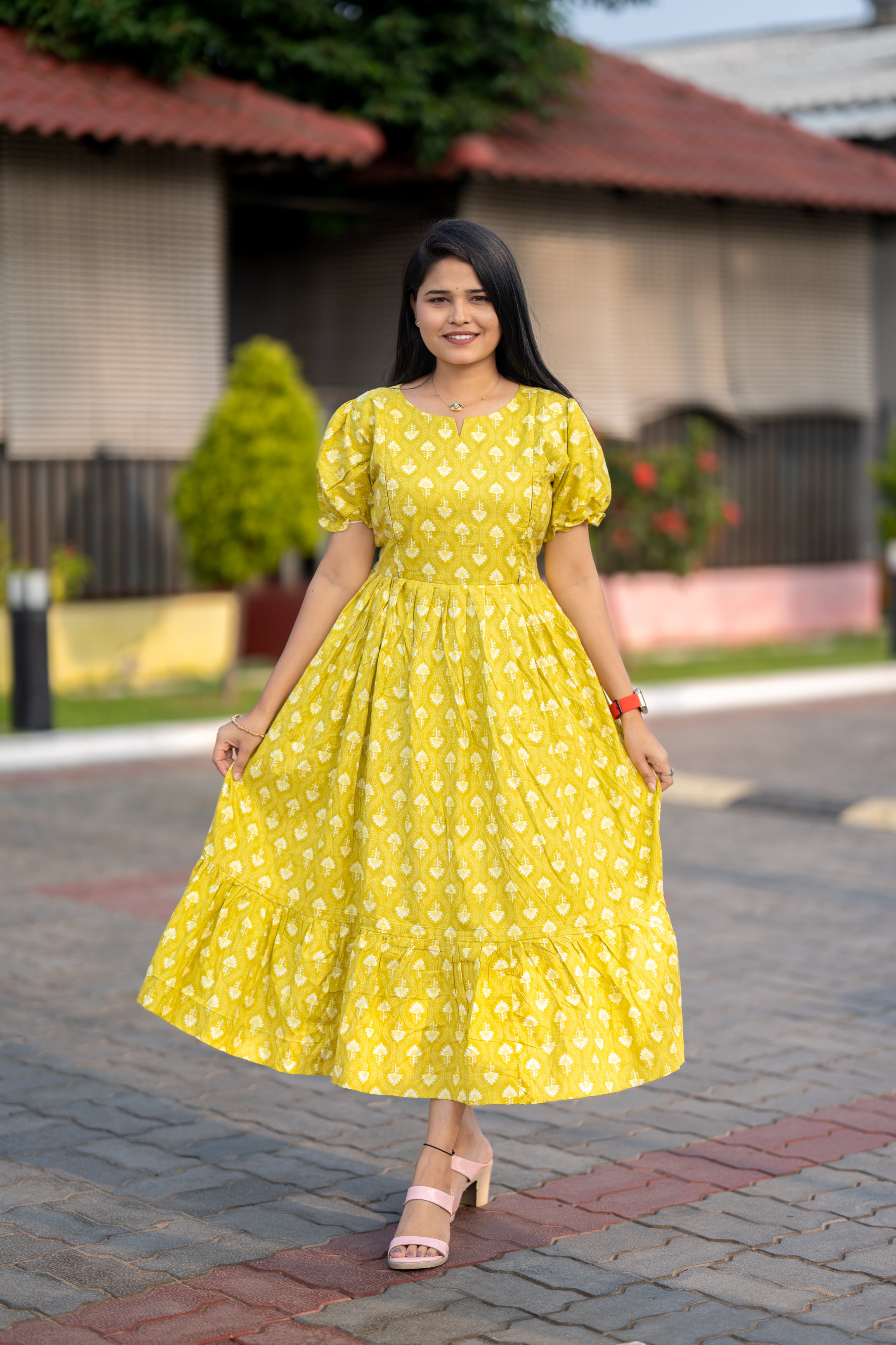 Tamizh premium cotton maternity kurti