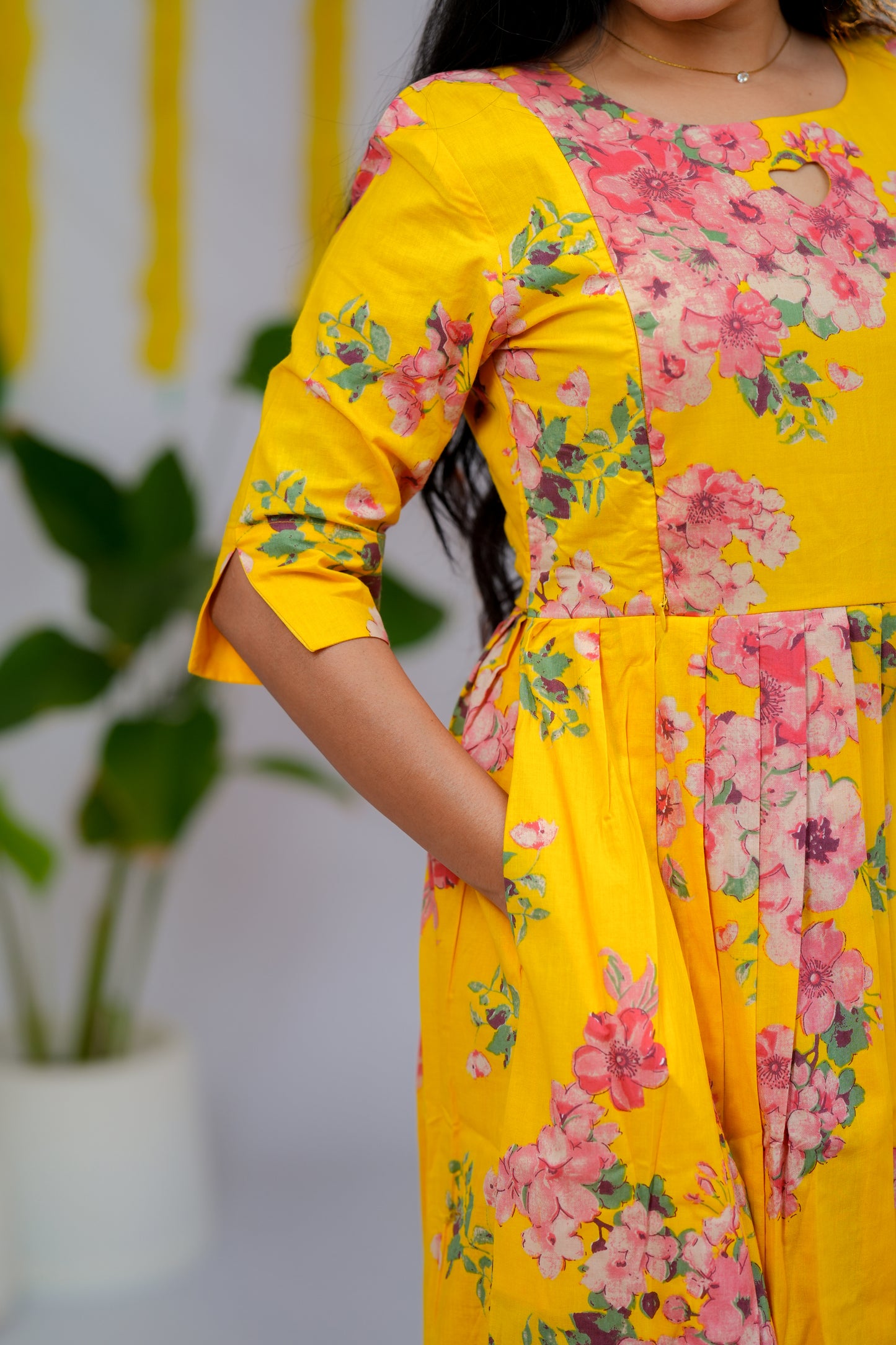 Shalini premium cotton maternity kurti