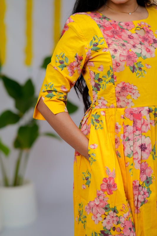Shalini premium cotton maternity kurti