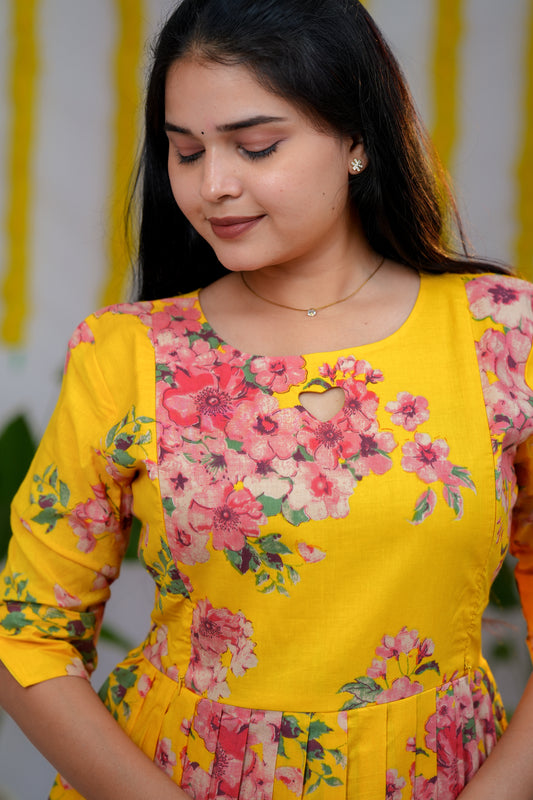 Shalini premium cotton maternity kurti