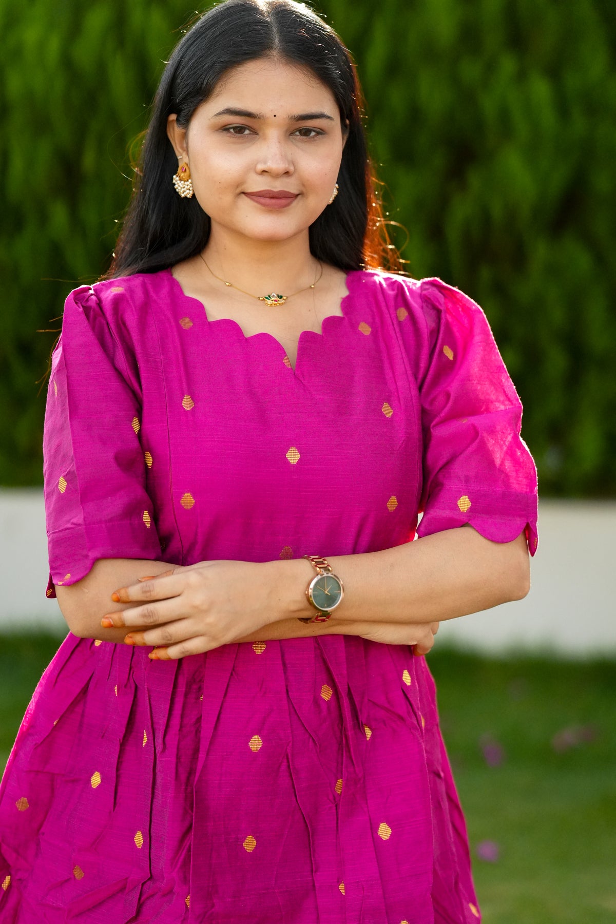 Thooriga 2 premium Raw silk maternity kurti