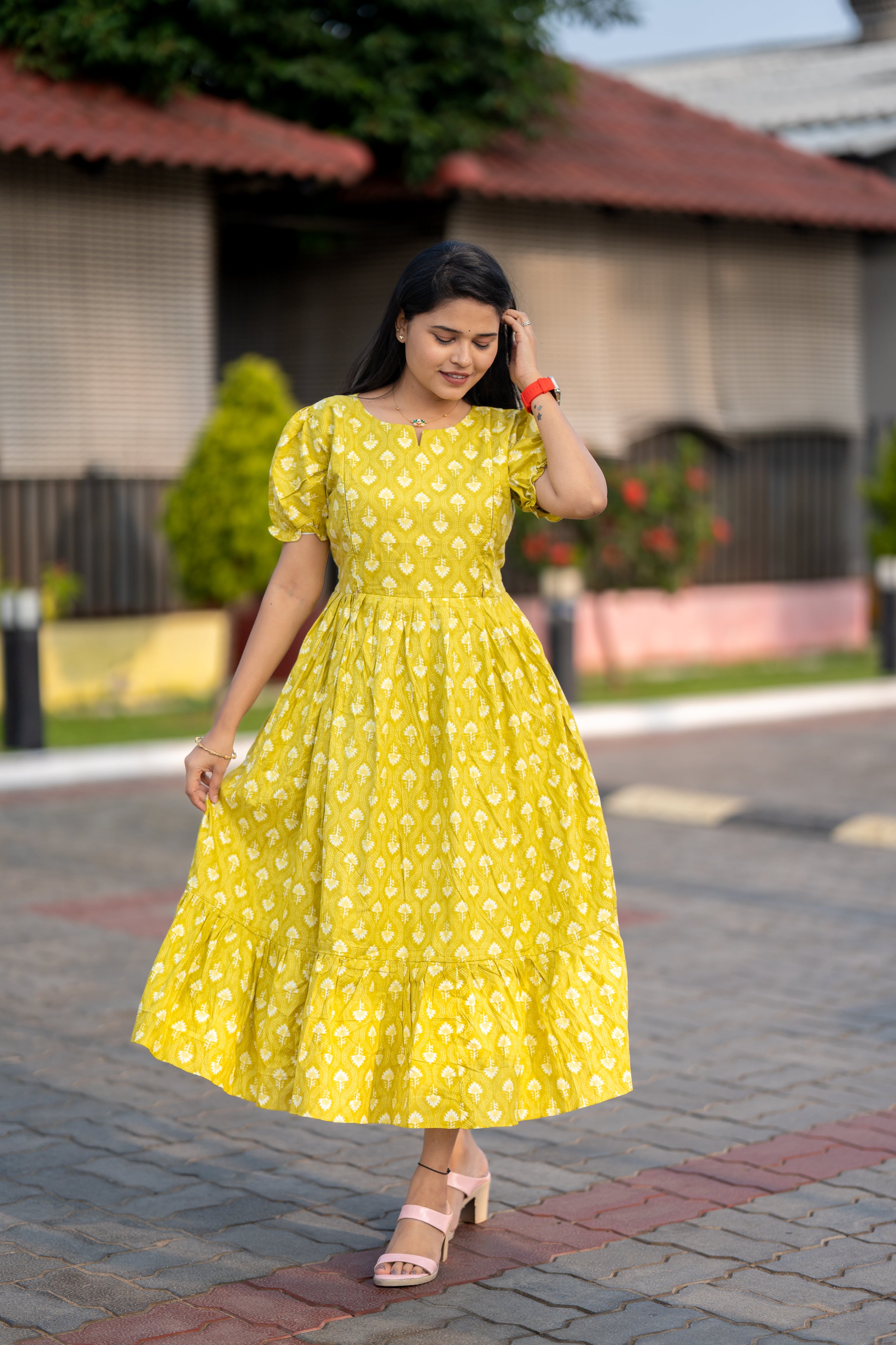 Tamizh premium cotton maternity kurti