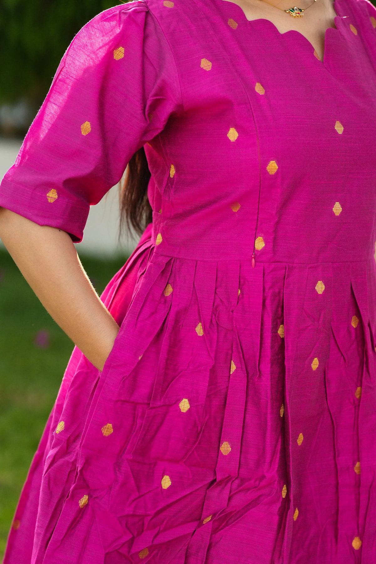 Thooriga 2 premium Raw silk maternity kurti