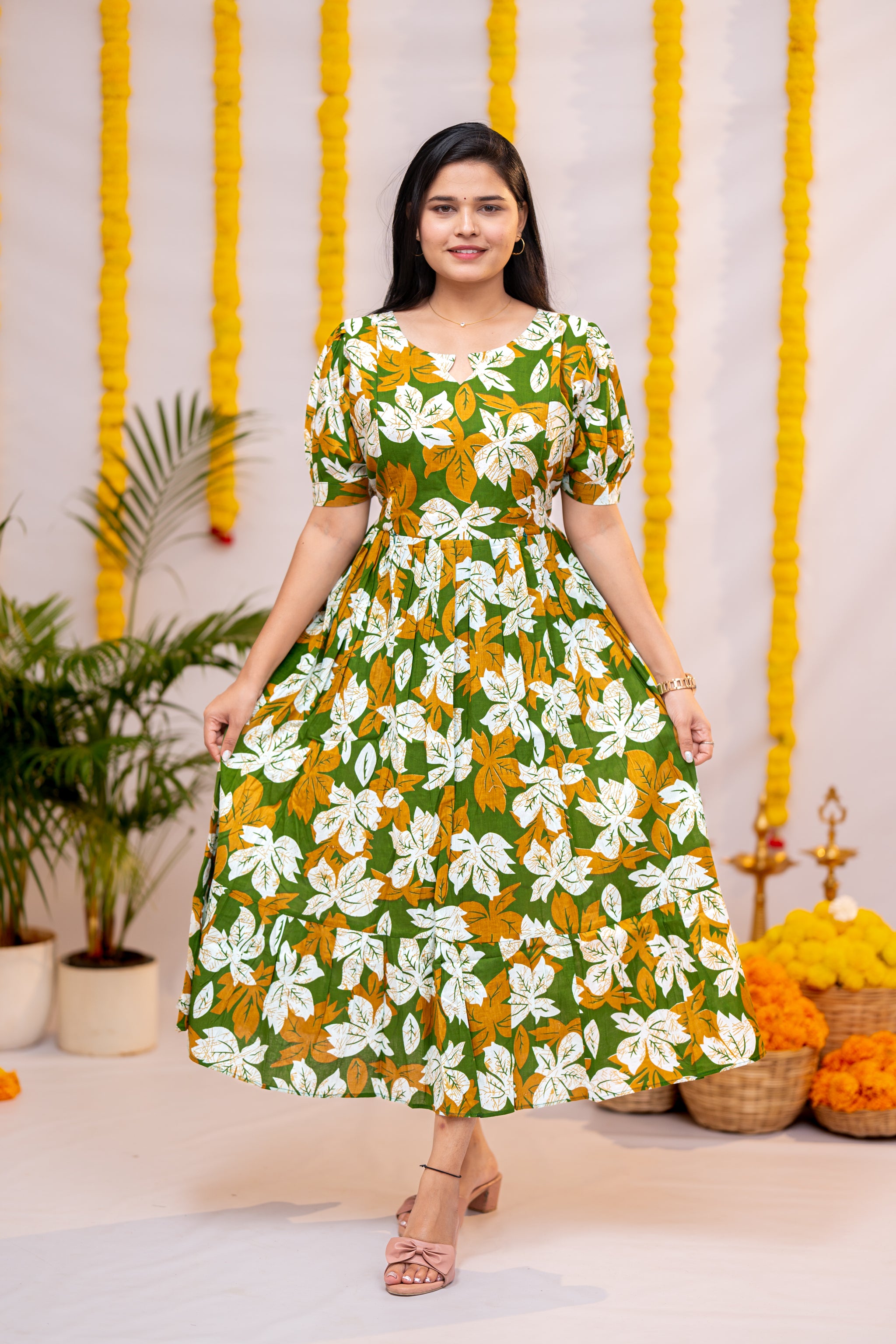 Nikitha premium cotton maternity kurti