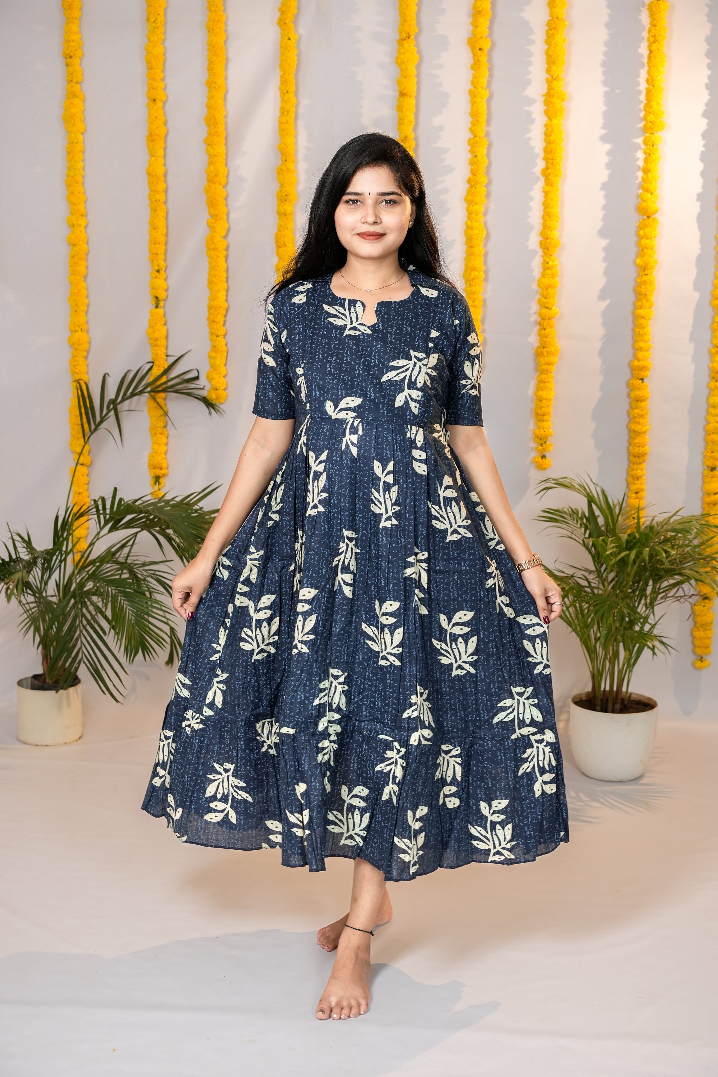 Devi premium cotton maternity kurti