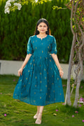 Thooriga 1 premium Raw silk maternity kurti