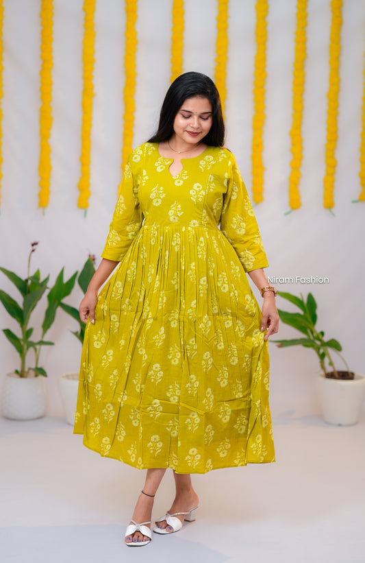 Mahi 4 premium cotton maternity kurti