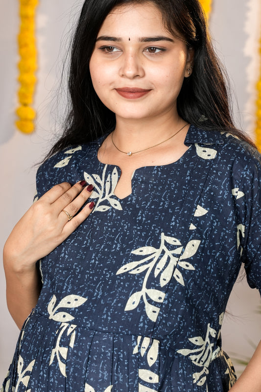 Devi premium cotton maternity kurti
