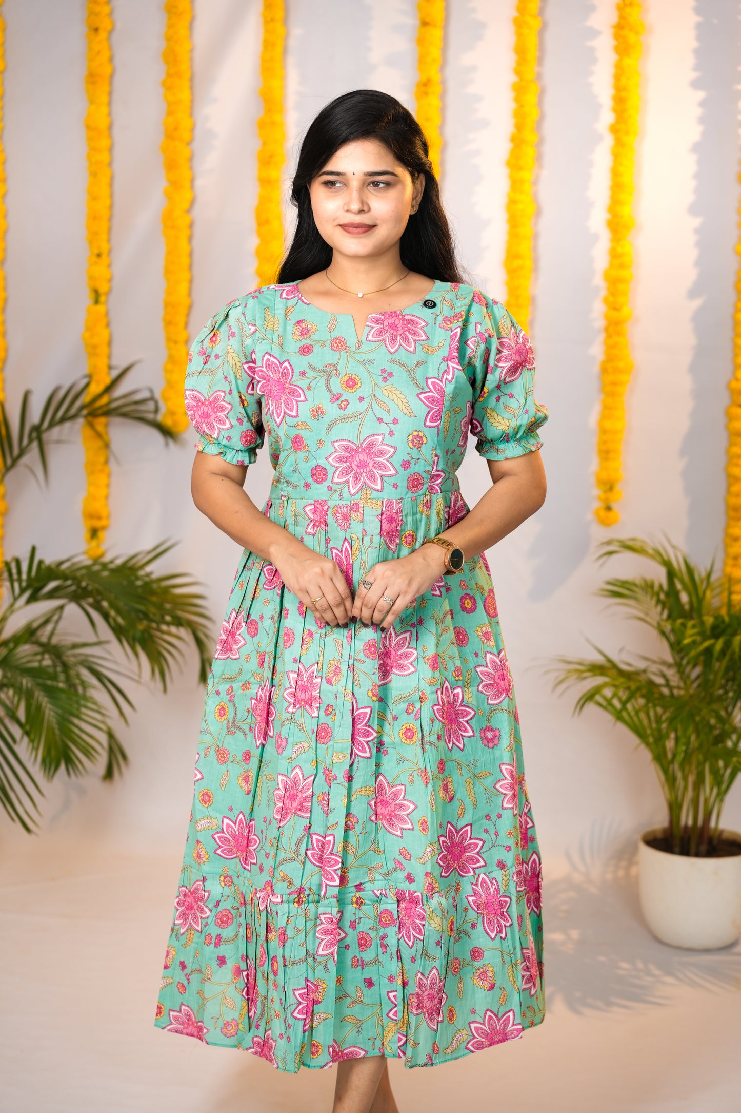 Diya premium cotton maternity kurti