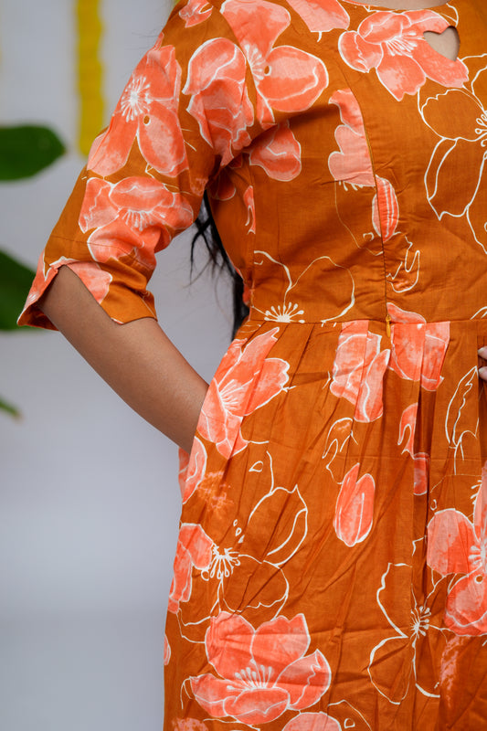 Yashika premium cotton maternity kurti