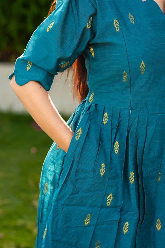 Thooriga 1 premium Raw silk maternity kurti