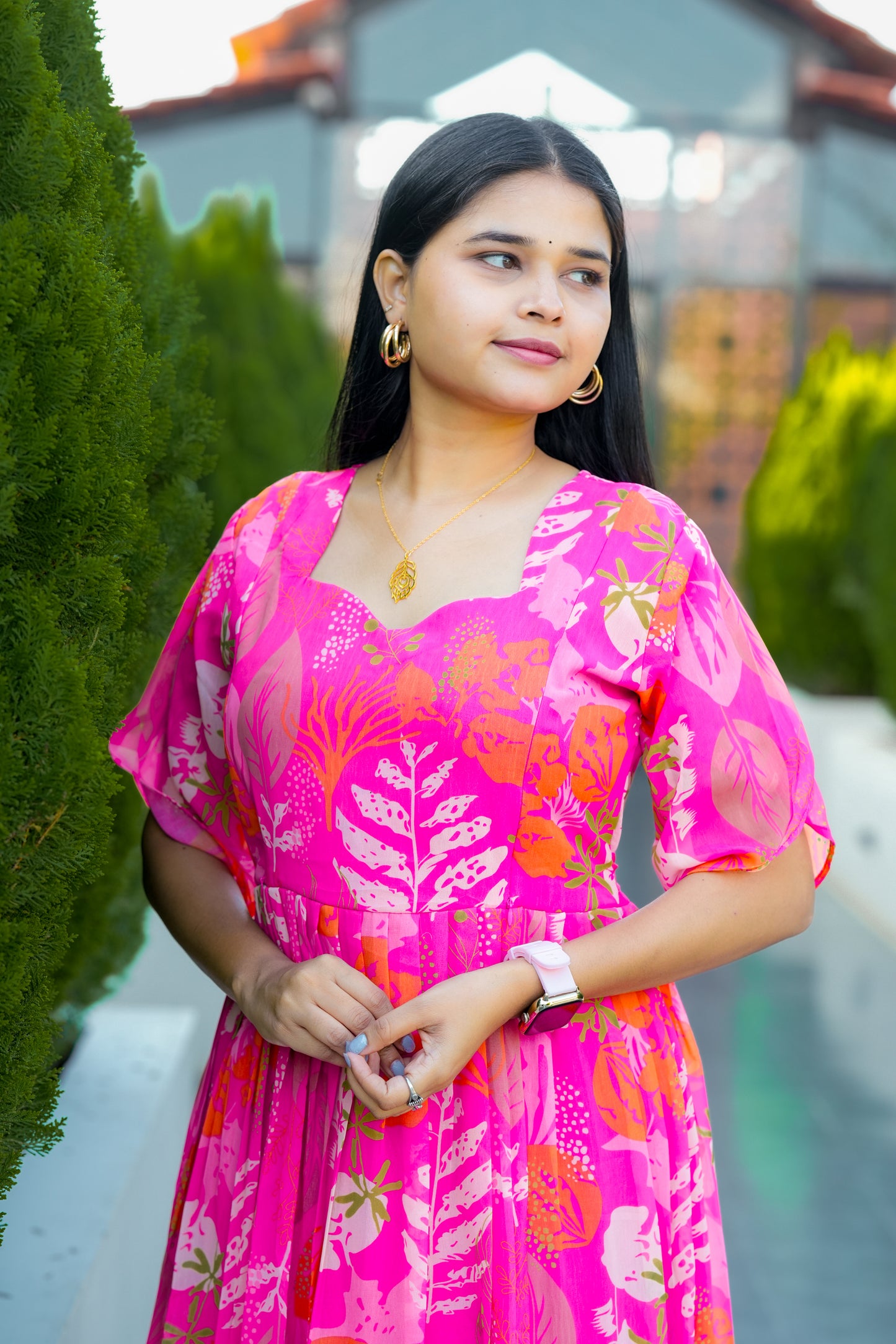 Anaya premium georgette Matenrity Kurthi