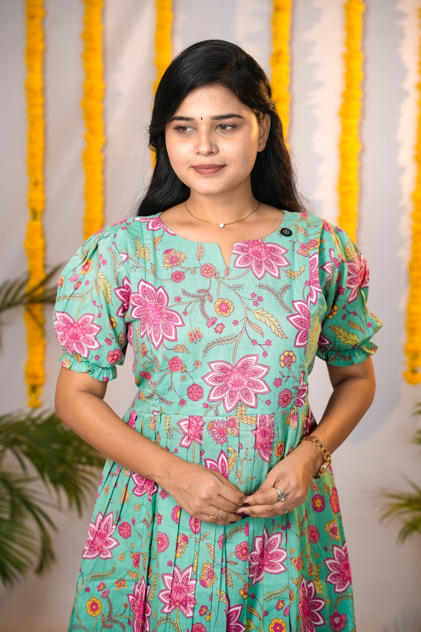 Diya premium cotton maternity kurti