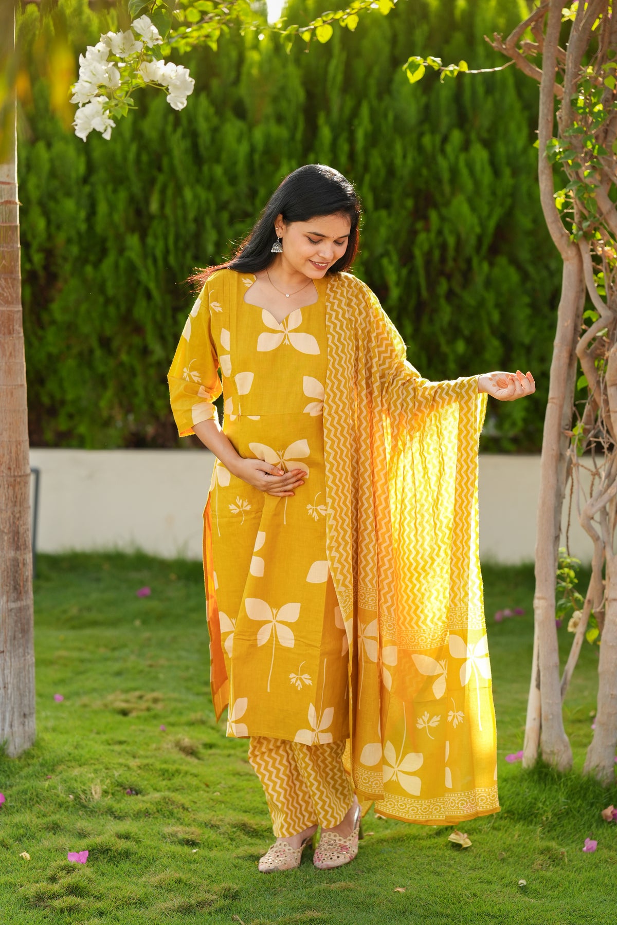 Madhi 3 premium cotton maternity 3 piece set