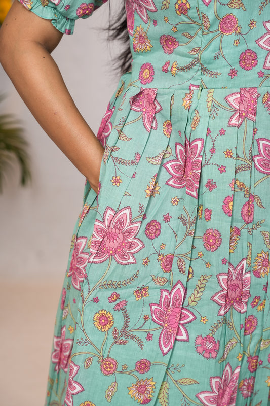 Diya premium cotton maternity kurti