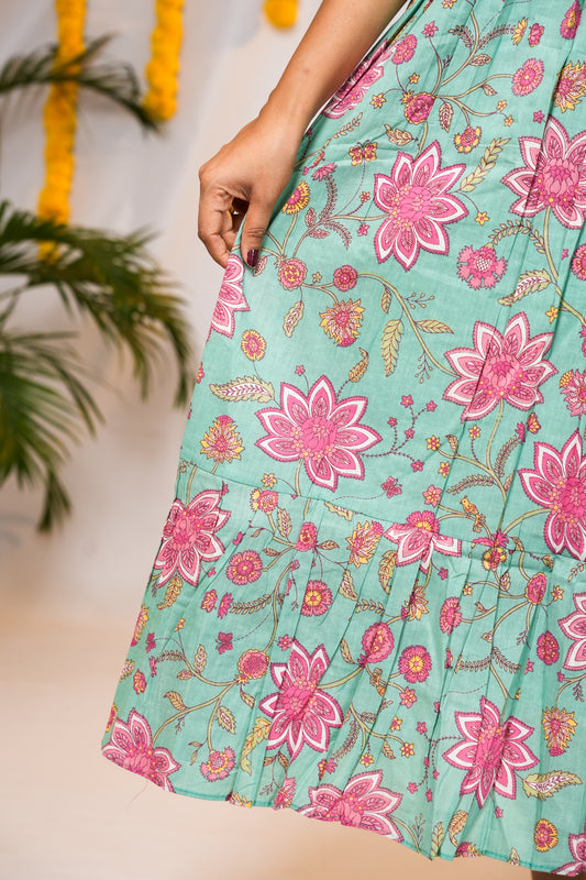 Diya premium cotton maternity kurti