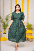 Niraimathi 10 premium raw silk maternity kurti