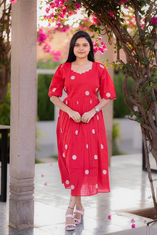 Azhagi premium cotton maternity kurti