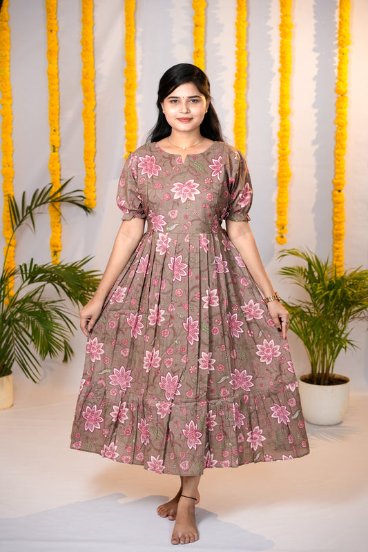 Diya premium cotton maternity kurti