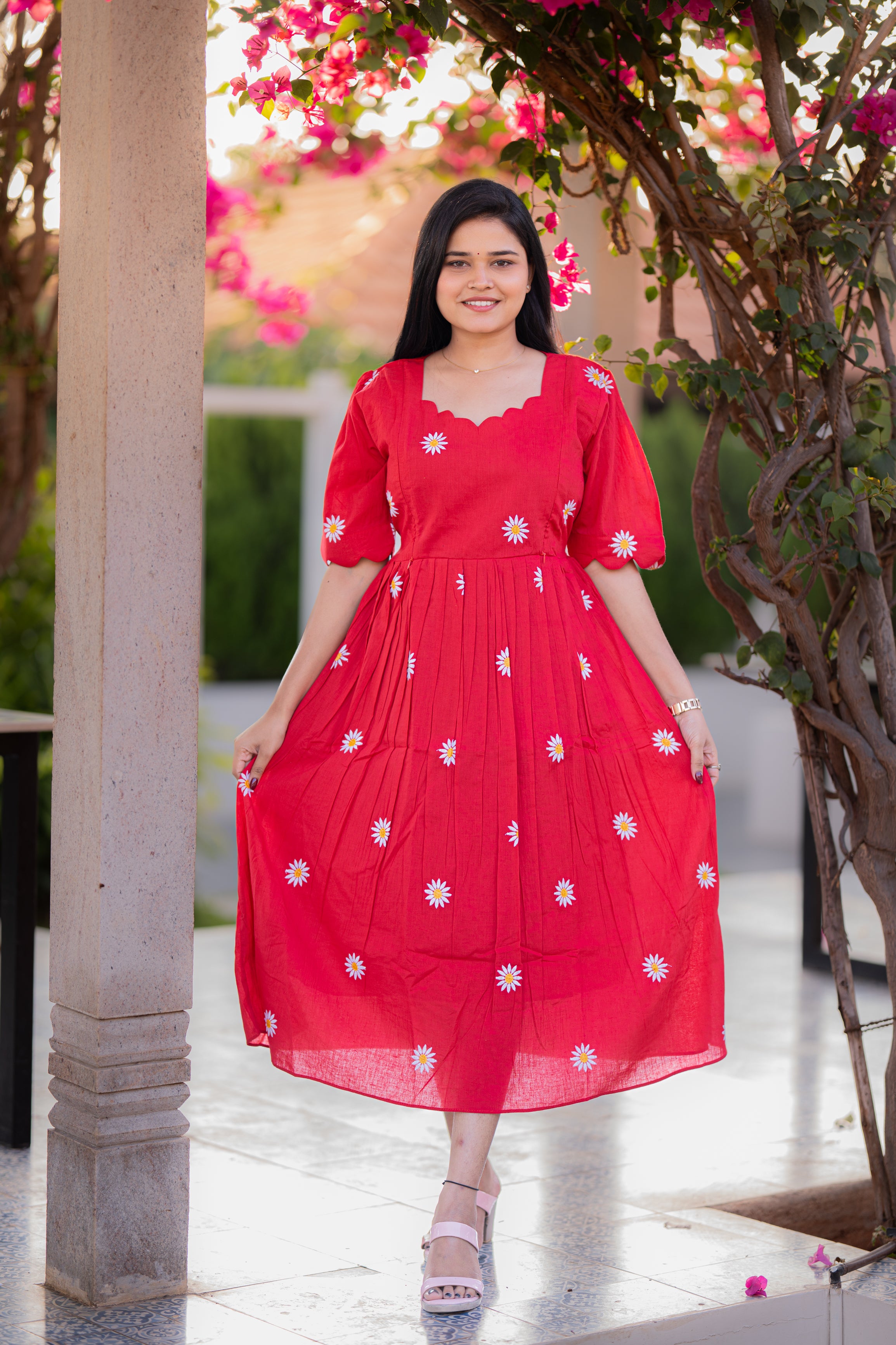 Azhagi premium cotton maternity kurti