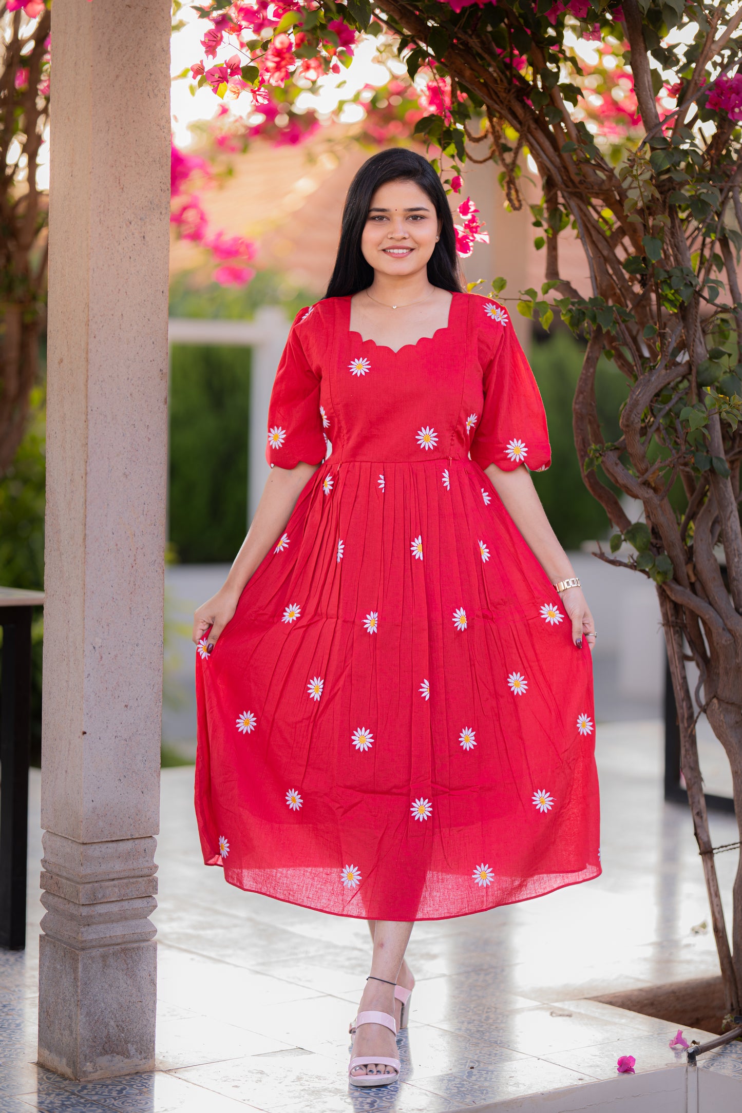 Azhagi premium cotton maternity kurti