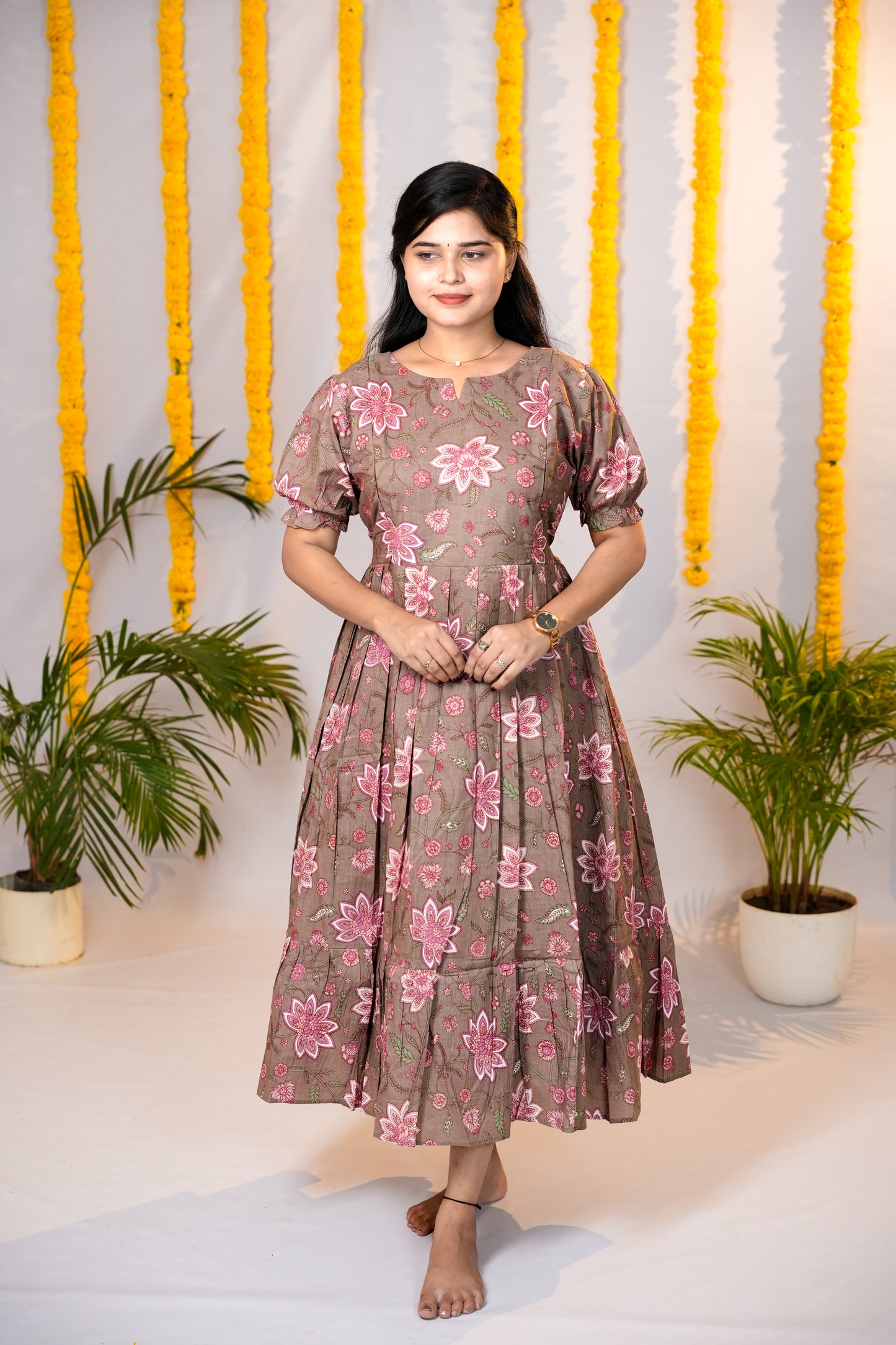Diya premium cotton maternity kurti