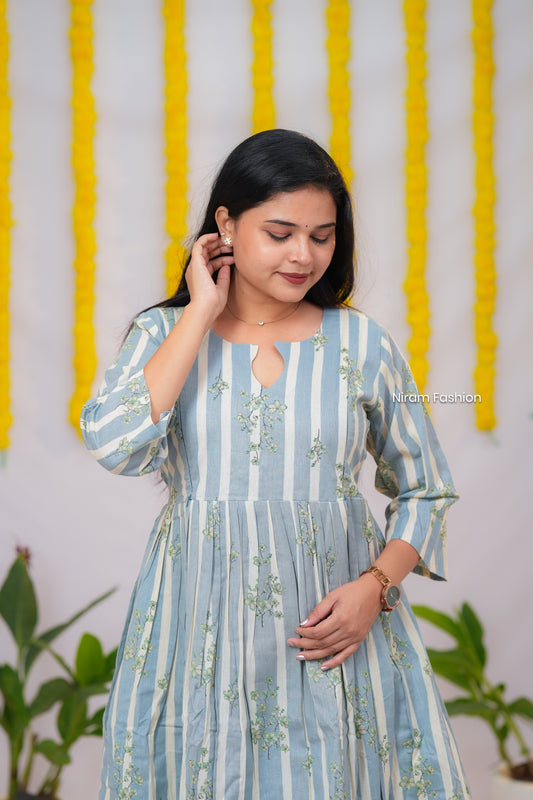 Mahi 3 premium cotton maternity kurti