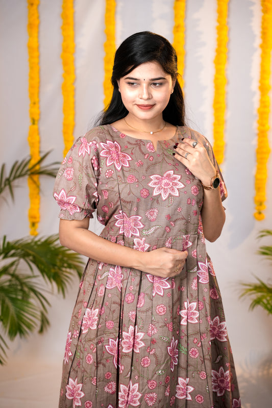 Diya premium cotton maternity kurti