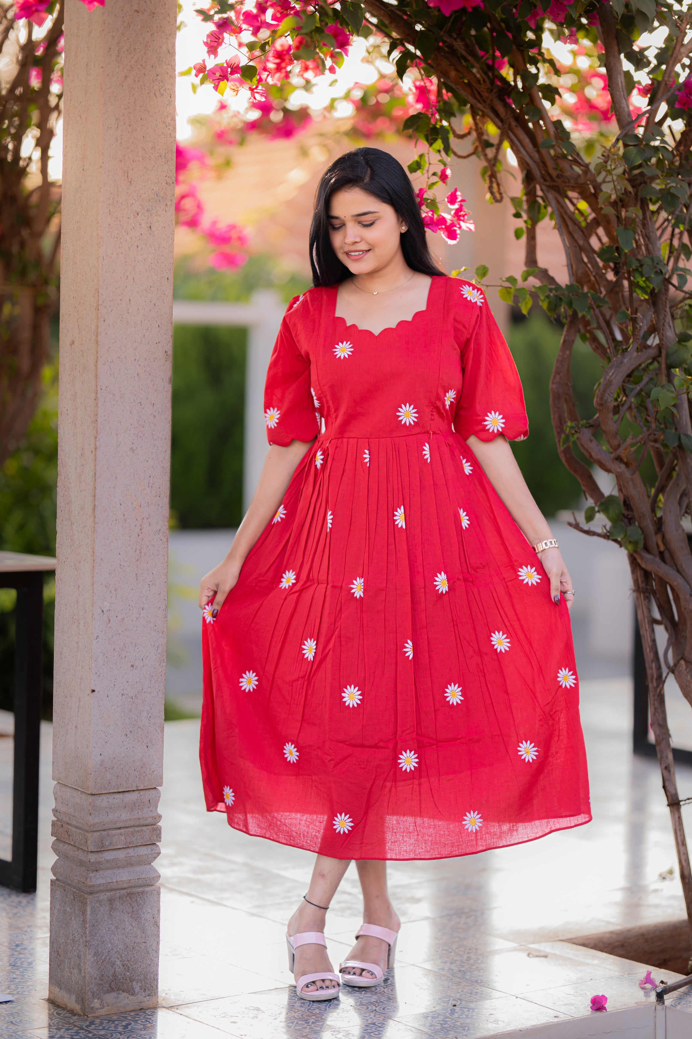 Azhagi premium cotton maternity kurti