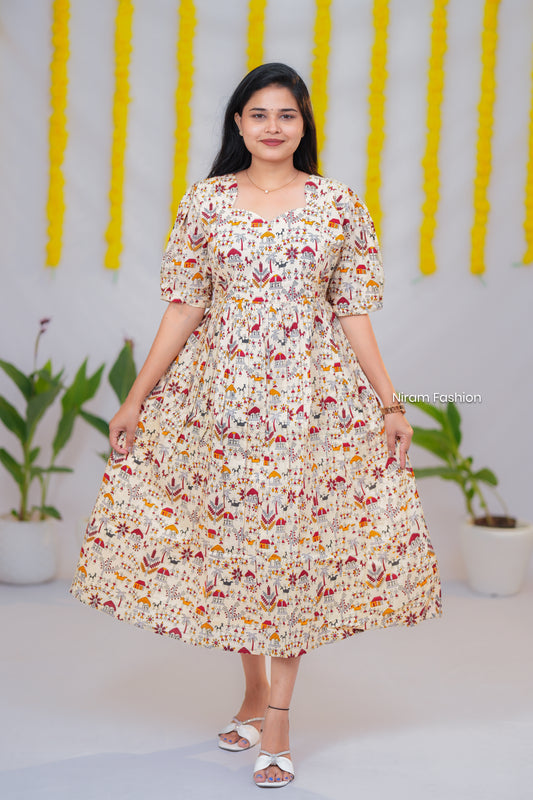 Mahi premium cotton maternity kurti