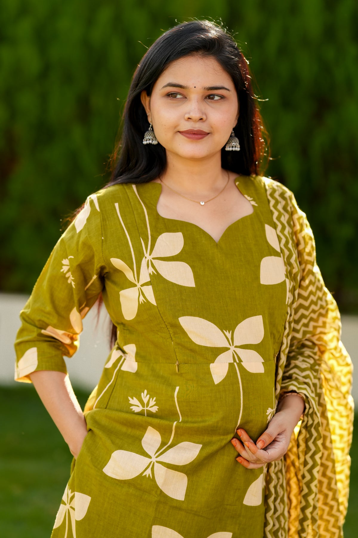 Madhi 2 premium cotton maternity 3 piece set