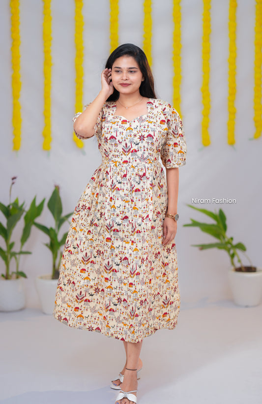 Mahi premium cotton maternity kurti