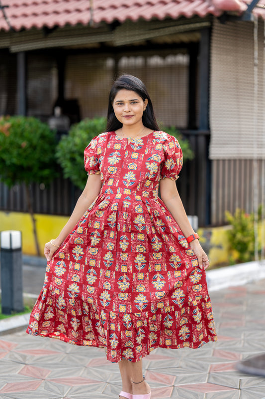 Adhulya 1 premium cotton maternity kurti